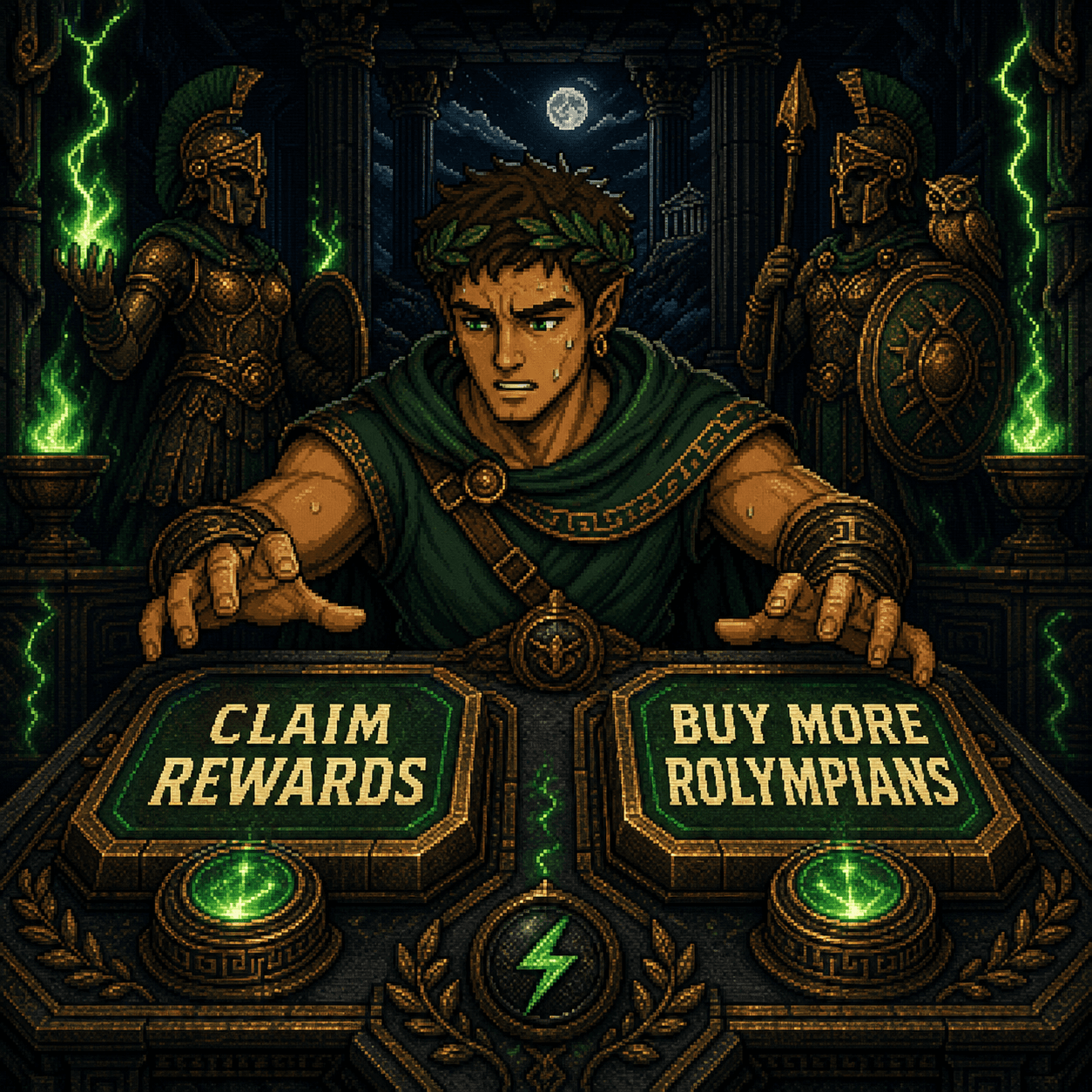 Two Buttons, One Wallet ROLYMPUS meme