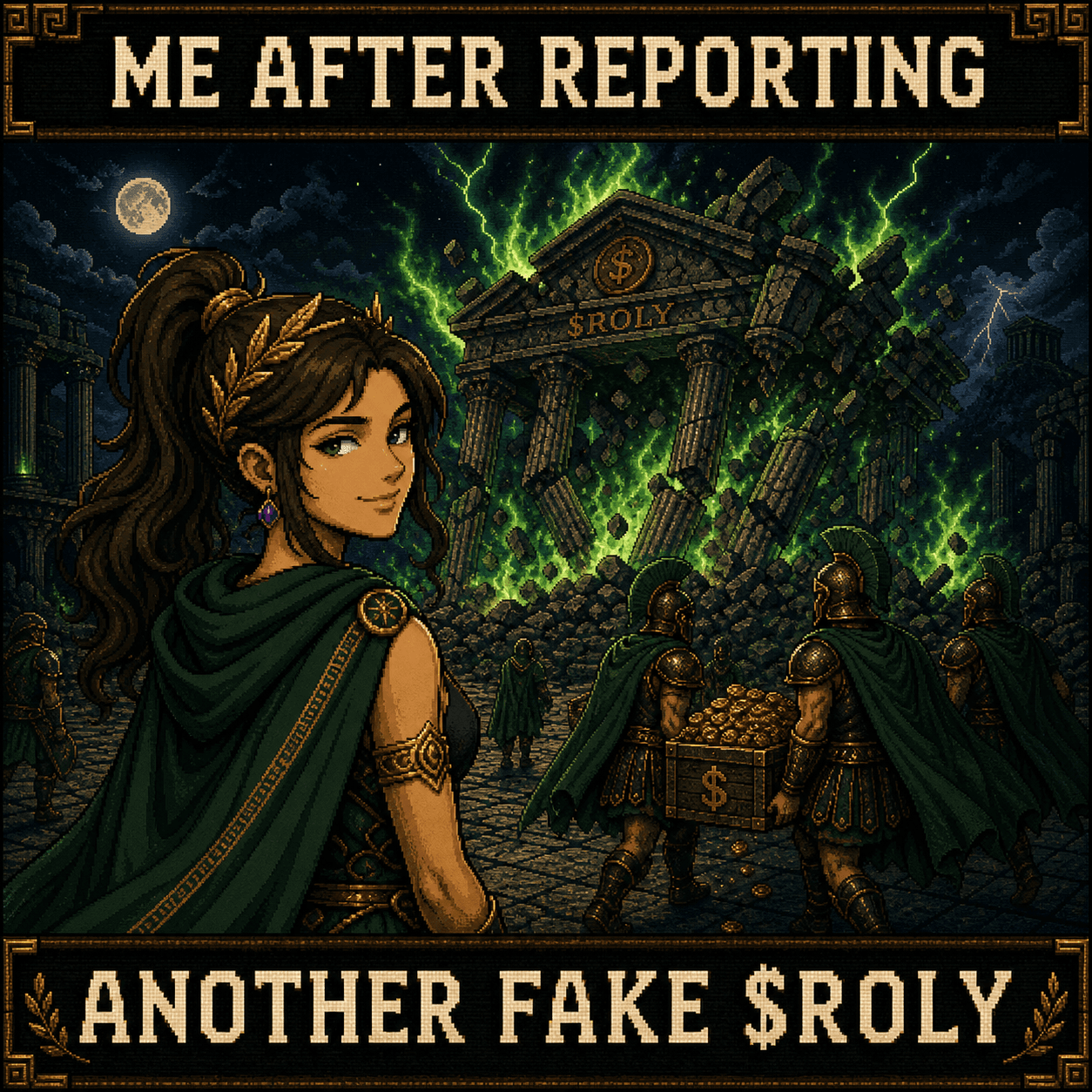 Reported the Scam ROLYMPUS meme