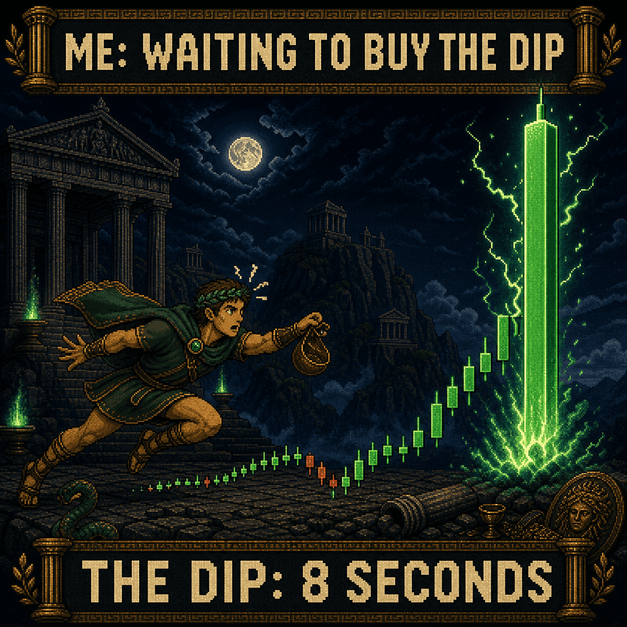 The Eight-Second Dip ROLYMPUS meme