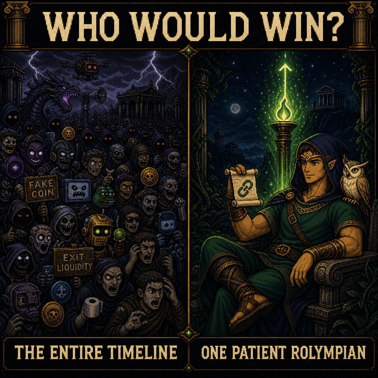 Who Would Win? ROLYMPUS meme